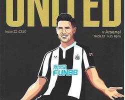 Newcastle United vs Arsenal match poster