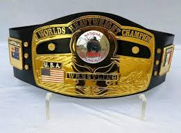 NWA DOMED GLOBE HEAVYWEIGHT Wrestling Championship Belt