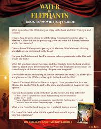 Book to Movie: Water for Elephants by Sara Gruen | The Cozy Reader via Relatably.com