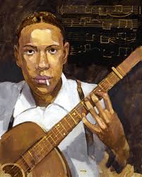 Robert Johnson oil on masonite - RobertJohnson