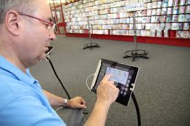 Mit iPad kann Musik gemacht werden (Foto: Christian Rentrop) - makerspace2