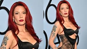 Halsey's Gothic Glamour at "56 Days" Premiere
