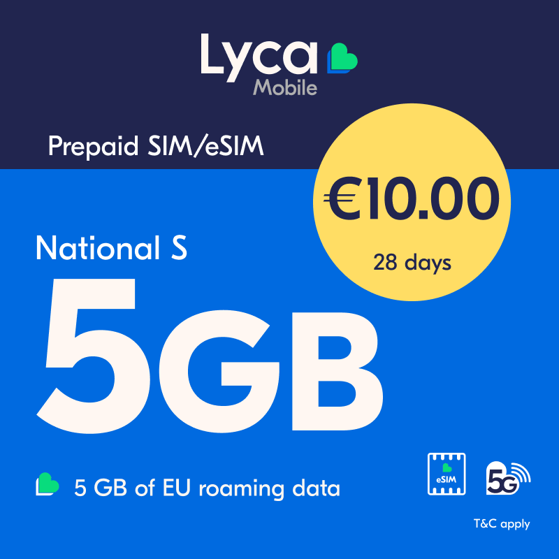 Lyca Mobile Ireland National S