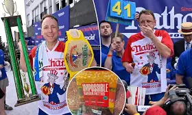 Joey Chestnut is out of 2024 Nathan's hot dog eating contest in beef over vegan franks