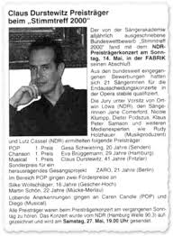 Claus Durstewitz - lyrischer Tenor