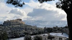 Des chutes de neige signalées en Grèce