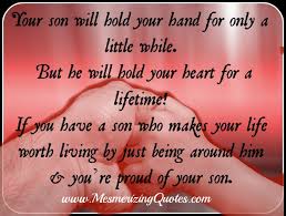 Quotes About Your Son. QuotesGram via Relatably.com