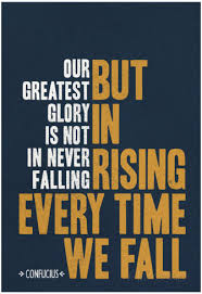 Our Greatest Glory Confucius Quote Posters at AllPosters.com via Relatably.com