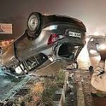 Drunk woman driver rams carrying