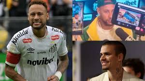 Neymar muestra la chaqueta que le regaló Romeo, hijo de Sir David Beckham, mientras espera ser convocado para el Mundial 2026
