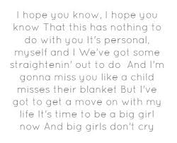 Fergie - Big Girls Don&#39;t Cry | Music that I love &lt;3 | Pinterest ... via Relatably.com