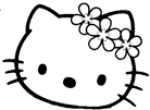 Masque hello kitty