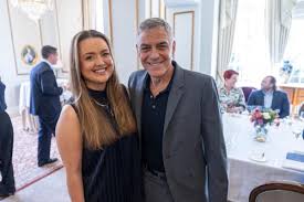 George Clooney gifted personalised Scotland top during lunch with competition winner