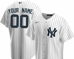 Image of Custom New York Yankees jersey