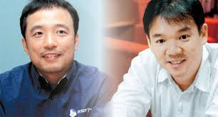 Left: Kim Taek-jin, CEO of NCsoft, Right: Kim Jung-ju, CEO of NXC. The wealthiest person in Korea&#39;s entertainment industry was found to be Kim Jung-ju, ... - 23213342