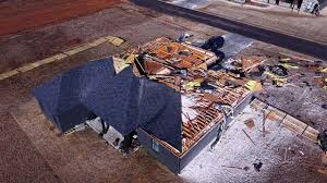 Tornado Damages Home In Oklahoma