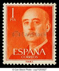 Banco de imagem - Espanhol, FRANCO, taxa postal, selo. Espanhol, FRANCO, taxa postal, selo - csp11203527 - can-stock-photo_csp11203527