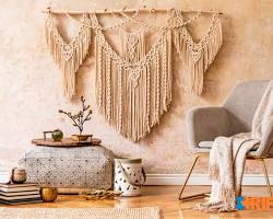 Imagem de Decoração para casa em macramê
