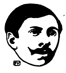 Portrait von Französisch Schriftsteller Paul Adam, 1896 von Felix Vallotton ...