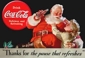 Resultado de imagem para pai natal coca cola