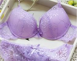 Gambar romantic cute bra panty set