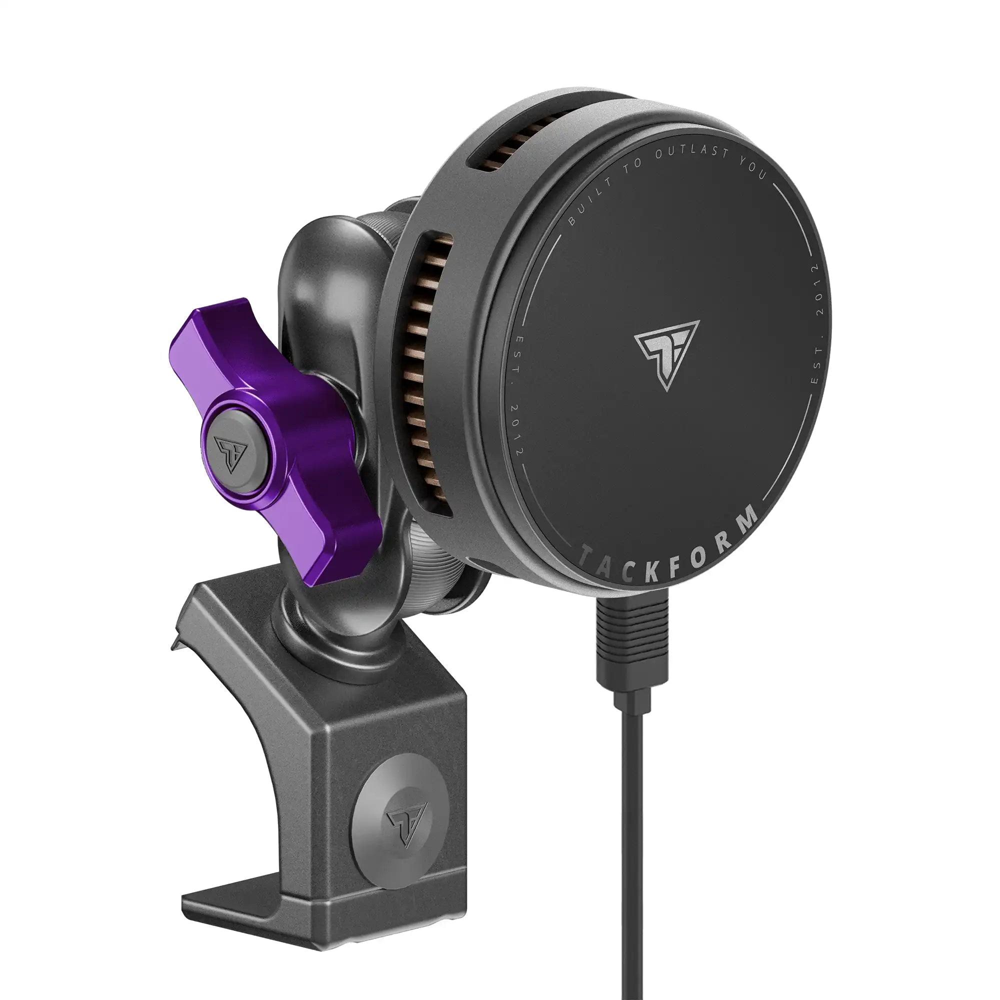 LINK Qi2/MagSafe Charging and Cooling Phone Mount With Top Dash Clip