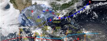 Cerrará semana con chubascos y lluvias fuertes y vientos de hasta 60 km/h