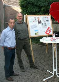 Bürgermeisterkandidat Jens Utermann (SPD) und ...