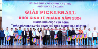 Giải Pickleball khối ngành kinh tế năm 2024