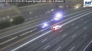 I-75/85 North shutdown snarls morning commute