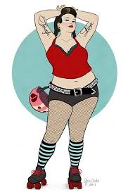 Resultado de imagem para chubby pin up