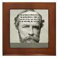 Positive Thinking William James Framed Tile - positive_thinking_william_james_framed_tile