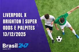 Liverpool x Brighton - Super Odds e Palpites de Futebol - 13/12/2025