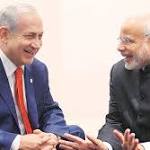 Israel Benjamin Netanyahu arrive India