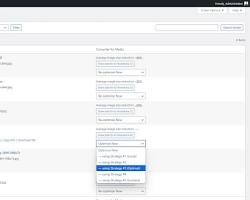 Image of Converter for Media WordPress Plugin Interface