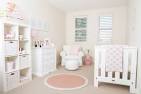 Chambre bb fille en gris et rose - 32 belles ides