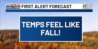 Alexa Minton’s Forecast | Fall feel finally arrives for the forecast