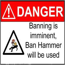 Image result for ban hammer