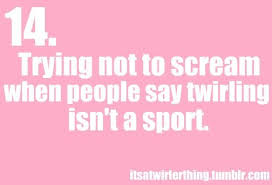 twirler problems ♥ | baton twirling | Pinterest via Relatably.com