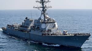US Navy Destroyer and supply ship collide
