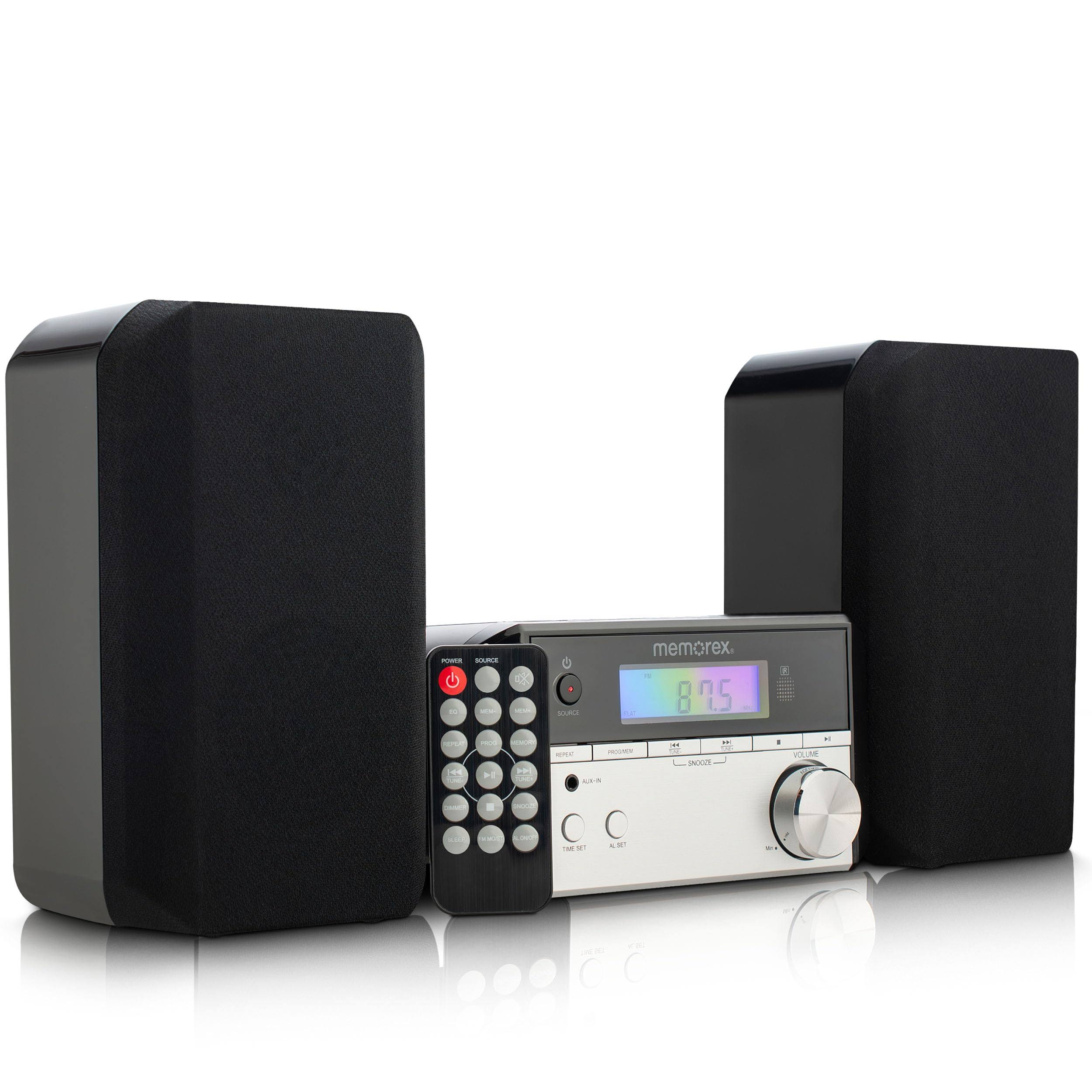 Memorex MX-MCD200 Bluetooth CD Micro System with FM Radio