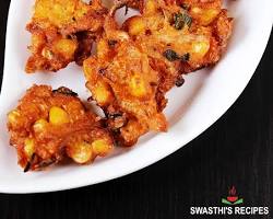 Corn Pakora Recipe (Indian Corn Pakora)