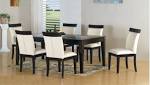 Modern dining table and chairs