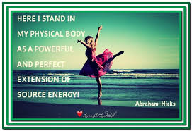 Here I stand in my physical body as a powerful and perfect ... via Relatably.com