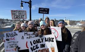 Maine Students Protest Immigration Enforcement Amidst ICE Activity