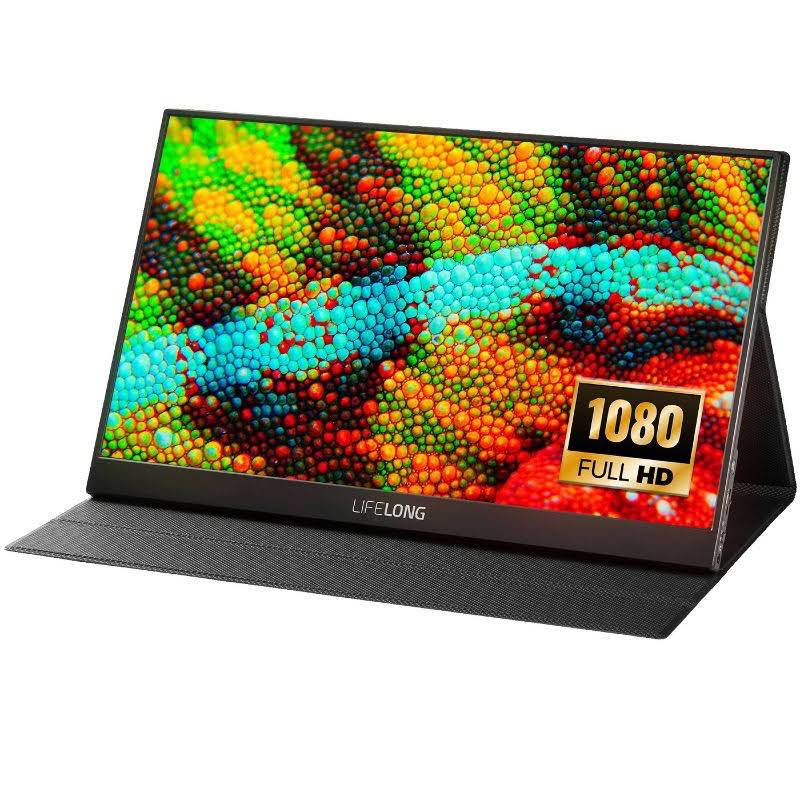 Lifelong 1920 x 1080 15.6 1080P Portable Monitor G70-T