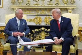 King gifts Trump 1879 framed plans for the Resolute Desk