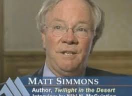 Matt Simmons, energy investment banker, founder and chairman of Simmons &amp; Company International, passed away recently. He was well known and respected for ... - MattSimmons