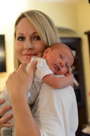 EXCLUSIVE Lea-Ann Ellison, the LA mom who caused an online firestorm after pictures Baby weight: Lea-Ann Ellison holds son Skyler (Picture: Wenn.com) - ad_120867384