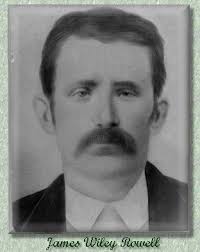 JAMES WILEY ROWELL James Wiley was born on 9 Mar 1855 in Wilcox County, Al. He died on 8 Dec 1908 at East Point, Louisiana. He is buried in Springhill Cem. ... - jwrow